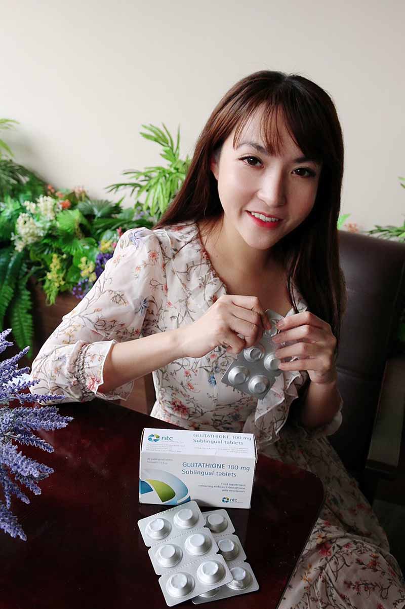 glutathione tra my ngoc nguyen Katty thích thú khi tin dùng builder